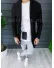 Cardigan barbati negru slim fit ZR T3598 M3-4.1